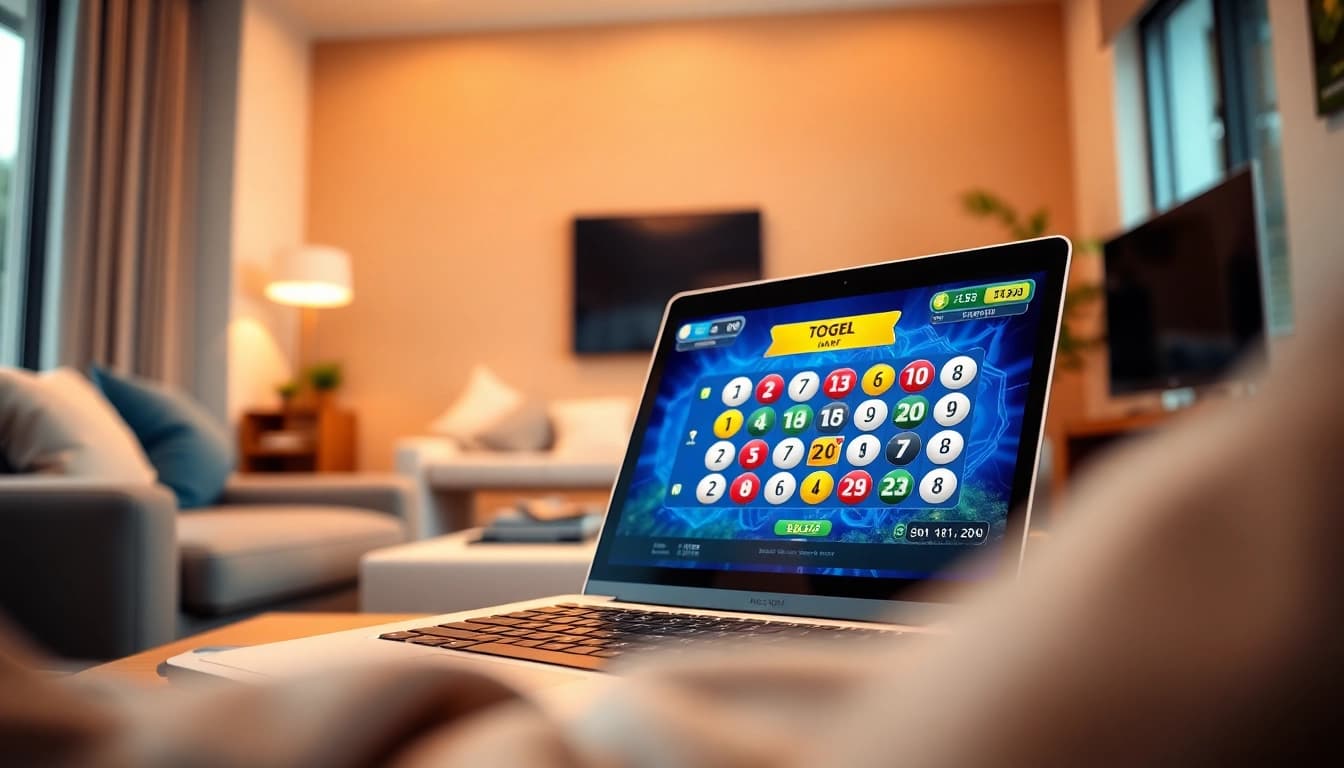 Menggambarkan bandar togel online dengan antarmuka permainan yang menarik dan ramah pengguna.