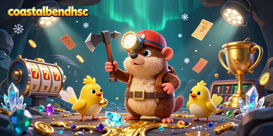 Menyajikan pengalaman slot ganas di coastalbendhsc dengan simbol jackpot dan koin emas berkilau.