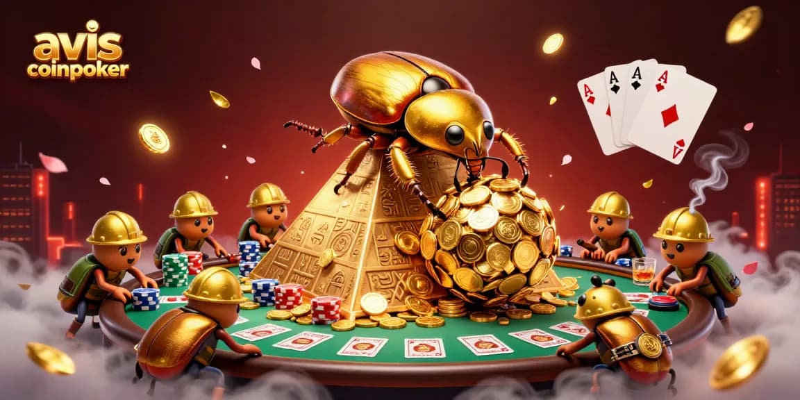Évaluez CoinPoker dans cette scène dynamique de casino, affichant des éléments de jeu captivants.