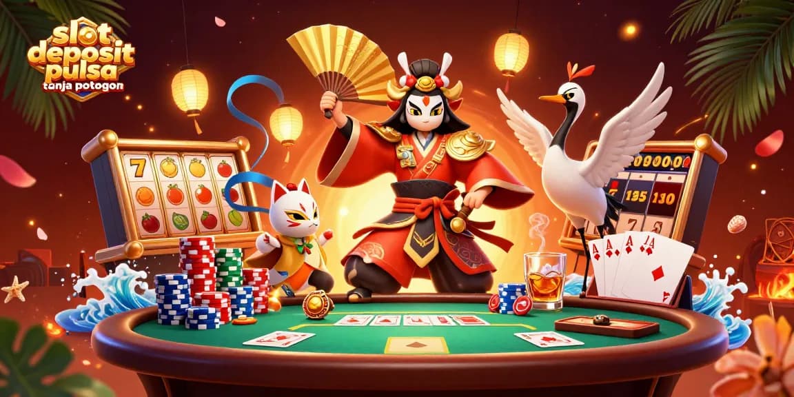 Menang dengan slot deposit pulsa tanpa potongan sambil menikmati permainan slot dan poker yang seru.