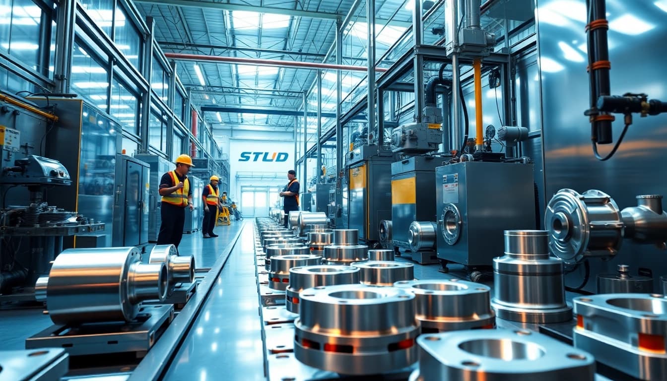 Plating on high silicone aluminium Malaysia in a modern diecasting facility.