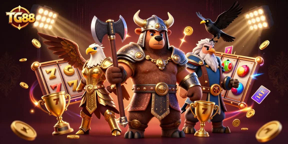 Engaging players with TG88's dynamic slot games and exciting casino elements.