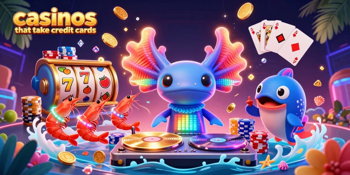 Engage with vibrant gaming action at casinos that take credit cards featuring slot reels, jackpots, and dynamic characters.