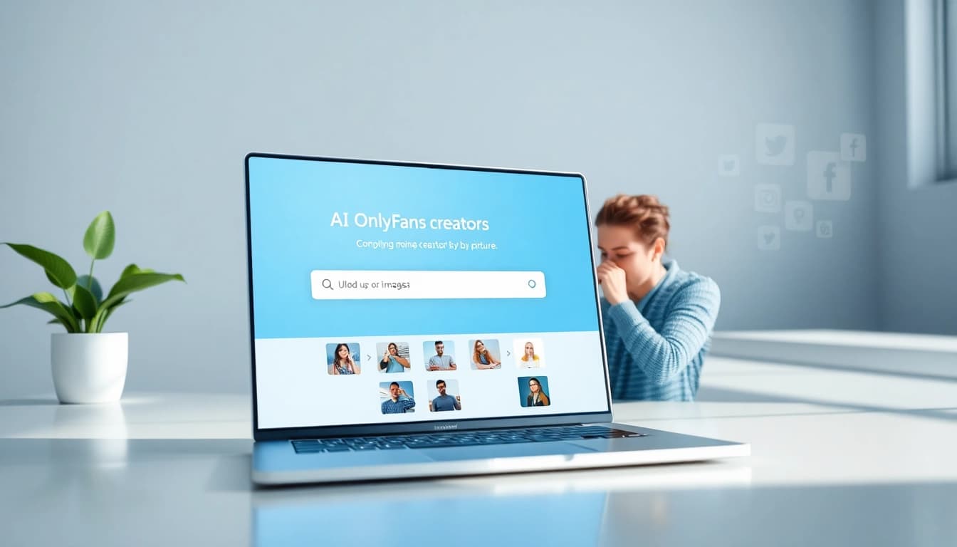 Find OnlyFans by picture through an innovative AI image search interface.