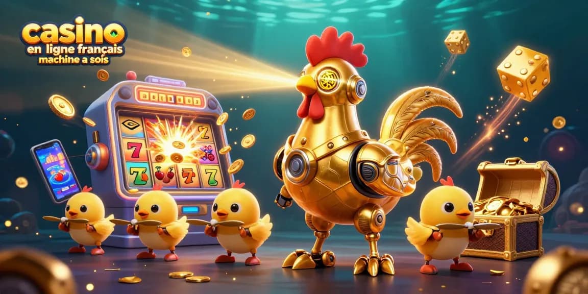 Jouer aux machines à sous dans un casino en ligne français rempli de jackpots et de trésors.