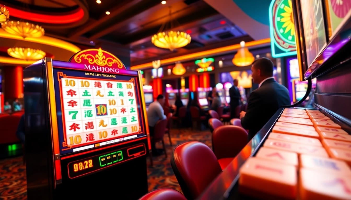 Menangkan slot mahjong yang mengagumkan di tengah suasana kasino yang ramai.