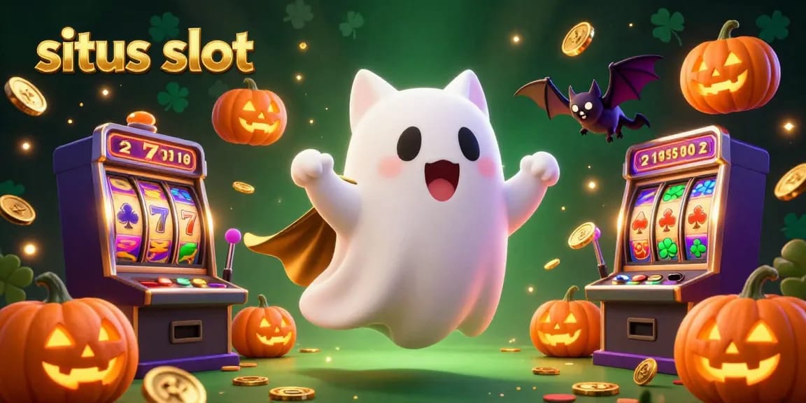 Menangkan situs slot yang berkilau dengan kucing hantu, kelelawar vampir, dan labu poker di kasino.
