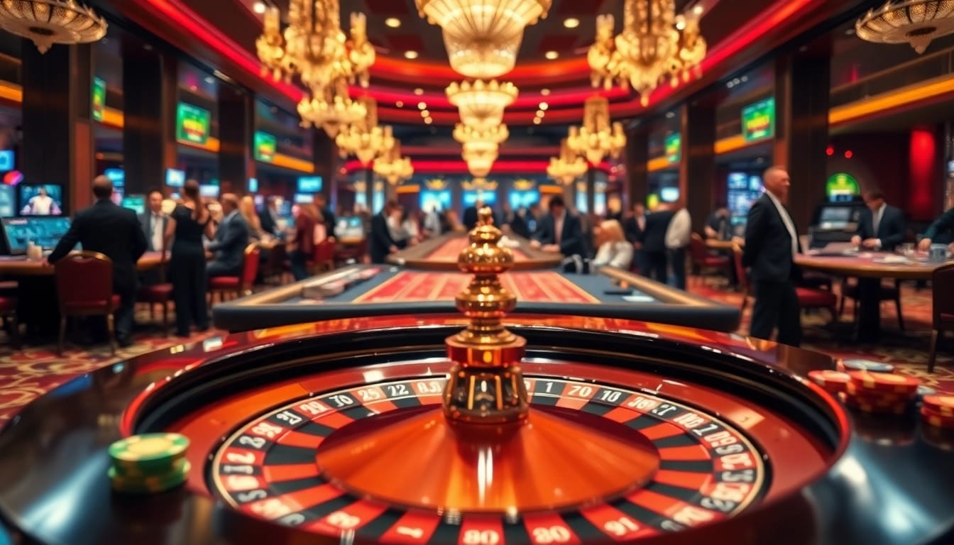 Menangkan permainan di situs pgbet dengan suasana kasino yang energik dan ramai.