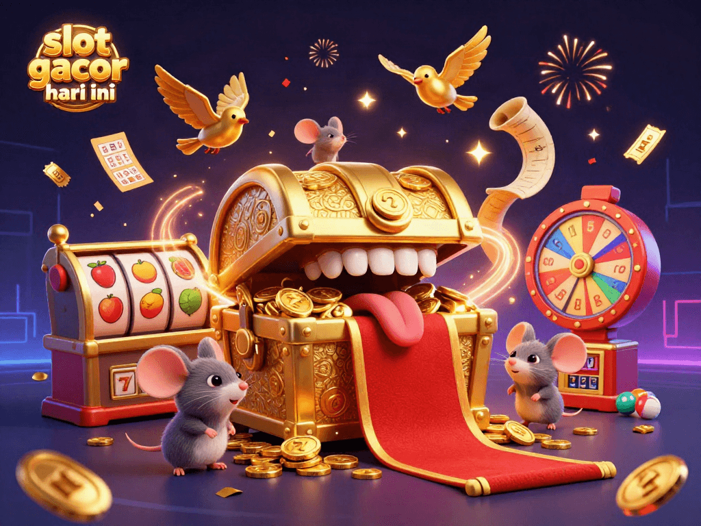 Engage with slot gacor hari ini featuring lively treasure chest mimics and dynamic casino elements.