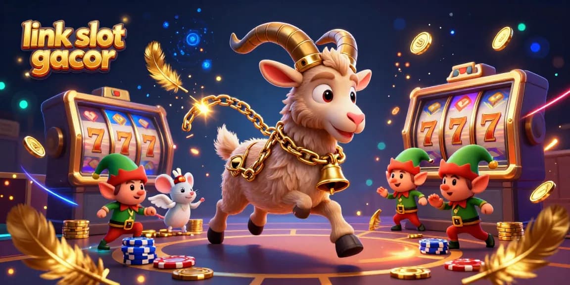 Engage in slot games at link slot gacor with vibrant scenes of a holiday-horror casino adventure.