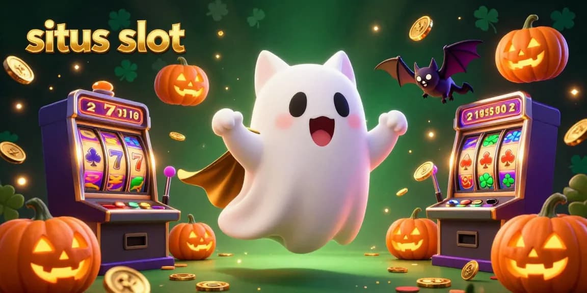 Menangkan situs slot yang berkilau dengan kucing hantu, kelelawar vampir, dan labu poker di kasino.
