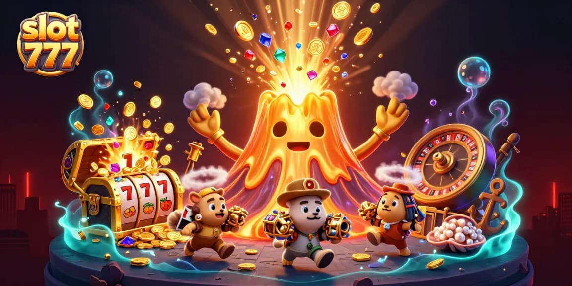 Experience thrilling adventures and wins with slot 777 at our casino featuring vibrant visuals.