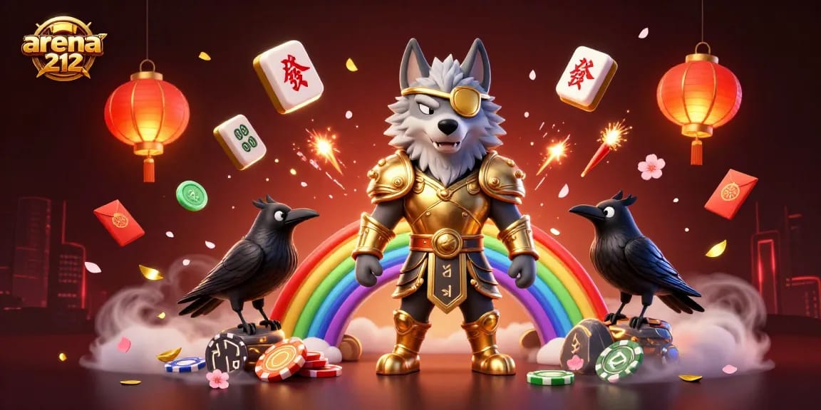 arena212 menghadirkan dunia kasino yang menakjubkan dengan Odin dan ravennya bersinar dalam keceriaan!