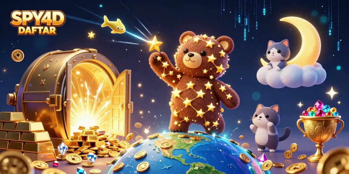 Mainkan SPY4D DAFTAR untuk memburu harta karun di kasino virtual dengan karakter lucu.