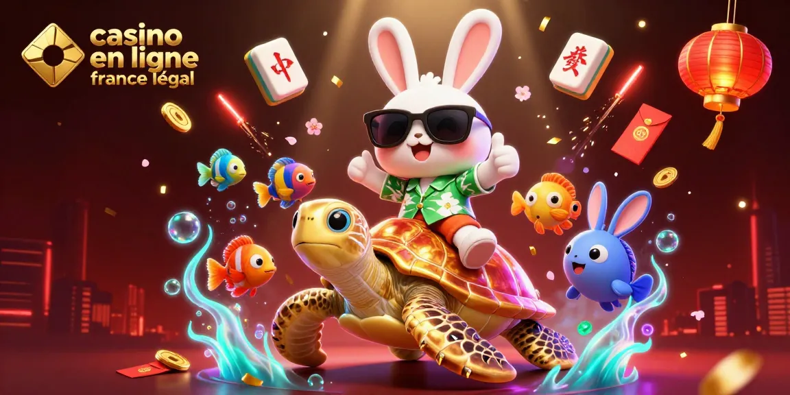 Découvrez l'excitation du casino en ligne France légal avec cette scène 3D vibrante mettant en avant des personnages engageants et des éléments de jeu dynamiques.