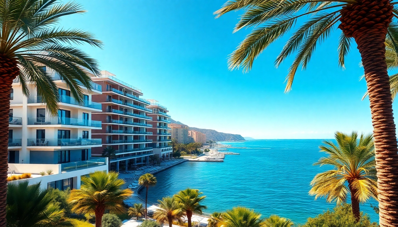 Beautiful seaside apartments for sale in Alanya, Turkey featuring stunning views and modern architecture.
