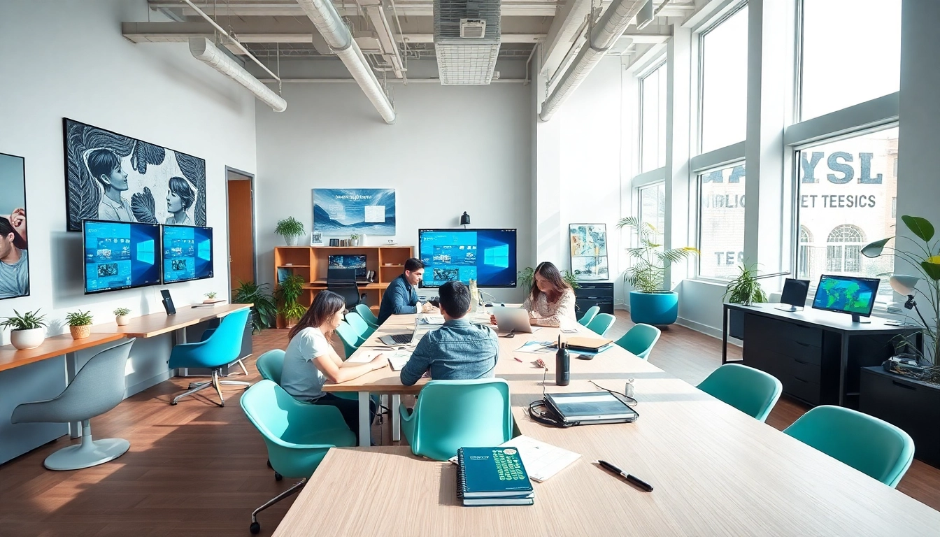 Enhance your online presence with https://rr88rd.com/, featuring a dynamic web design team collaborating creatively.