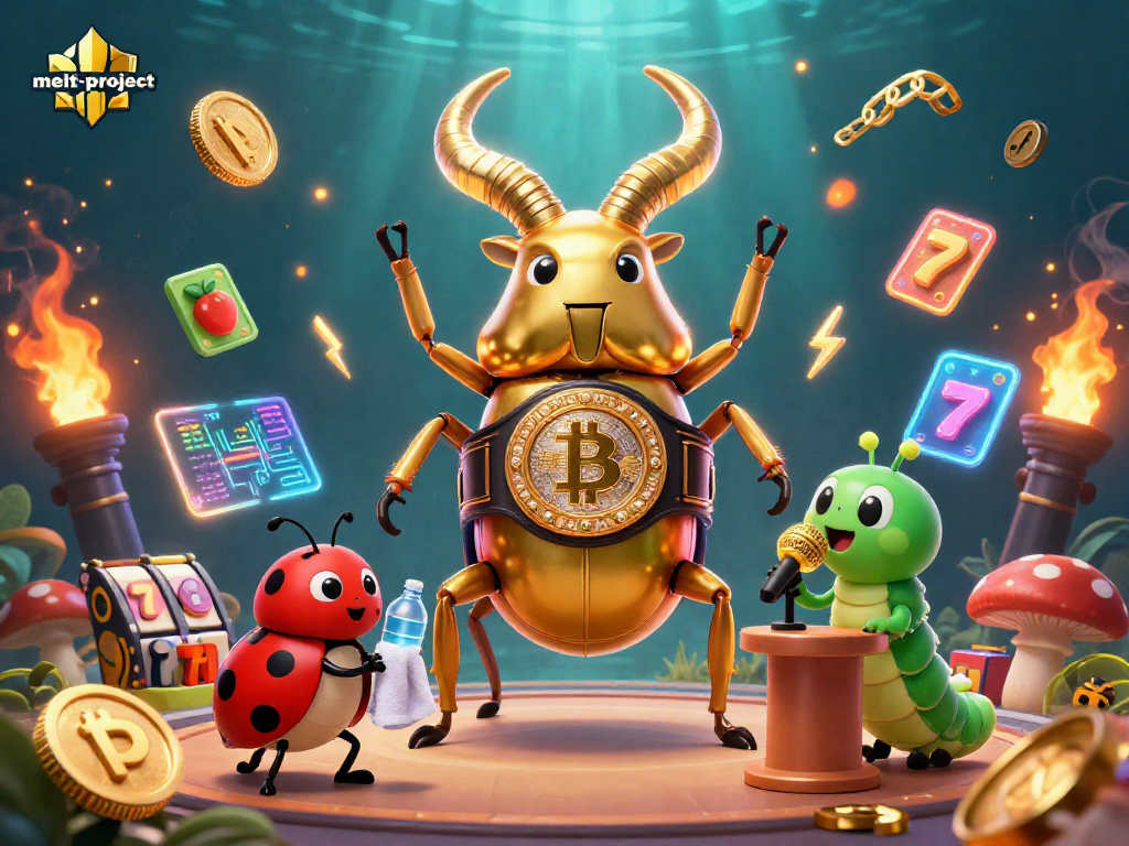 Experience the thrill of melt-project with vibrant casino elements and engaging characters in a dynamic 3D scene