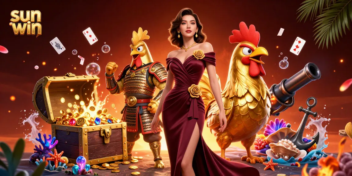 Win big at sun win while enjoying an immersive 3D casino experience with vibrant characters.