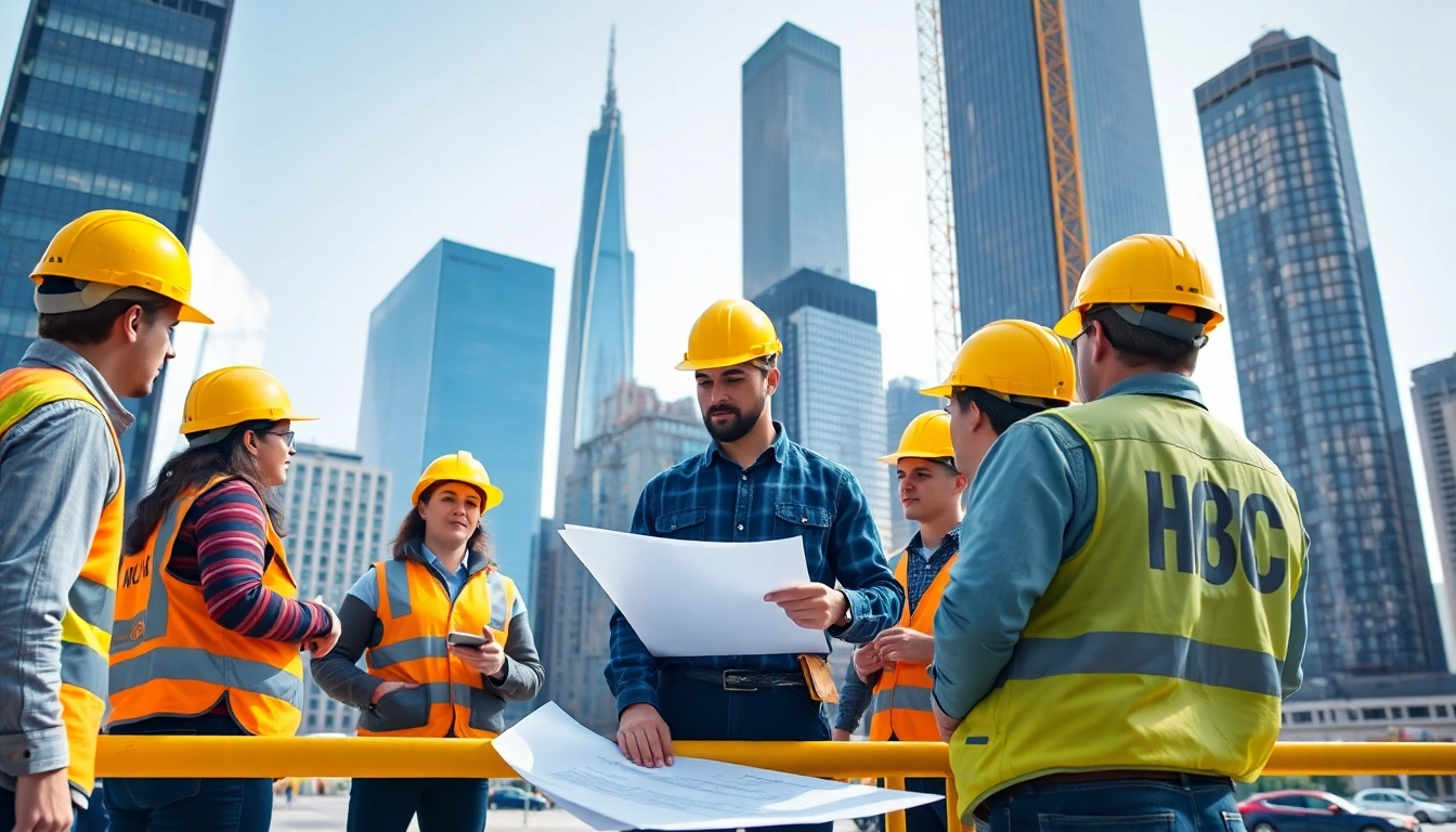 New York Commercial General Contractor collaborating on a skyscraper project in NYC.