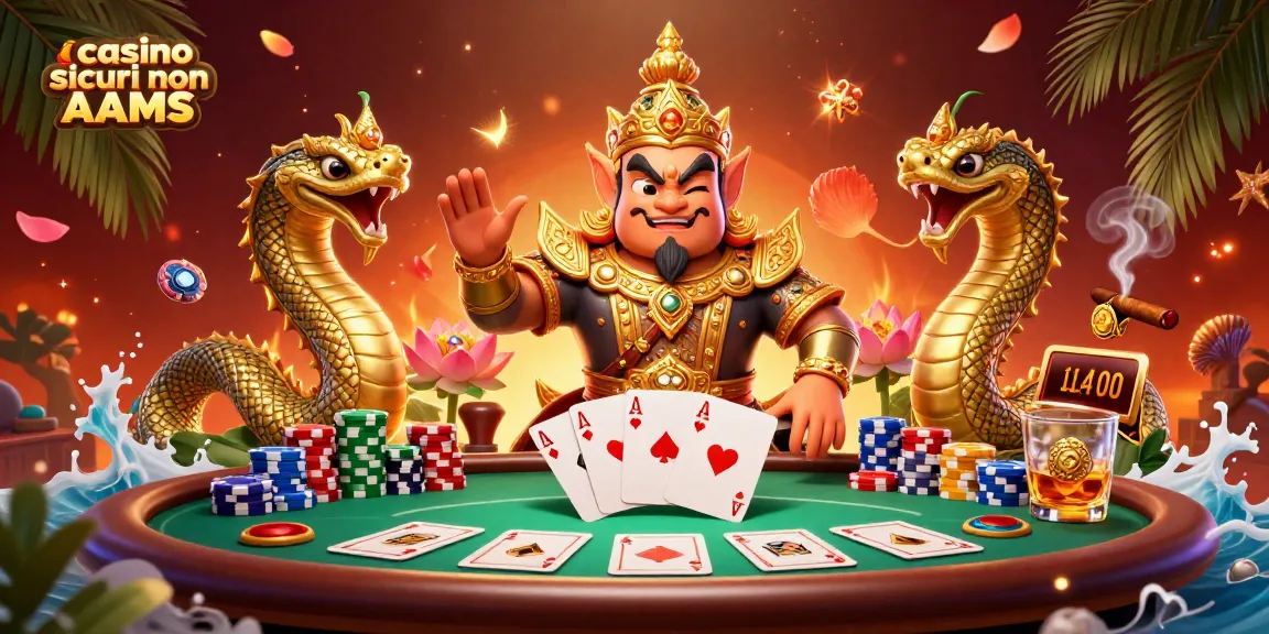 Vivi l'emozione dei casino sicuri non AAMS con entusiasmanti regole di gioco del poker e personaggi vivaci.