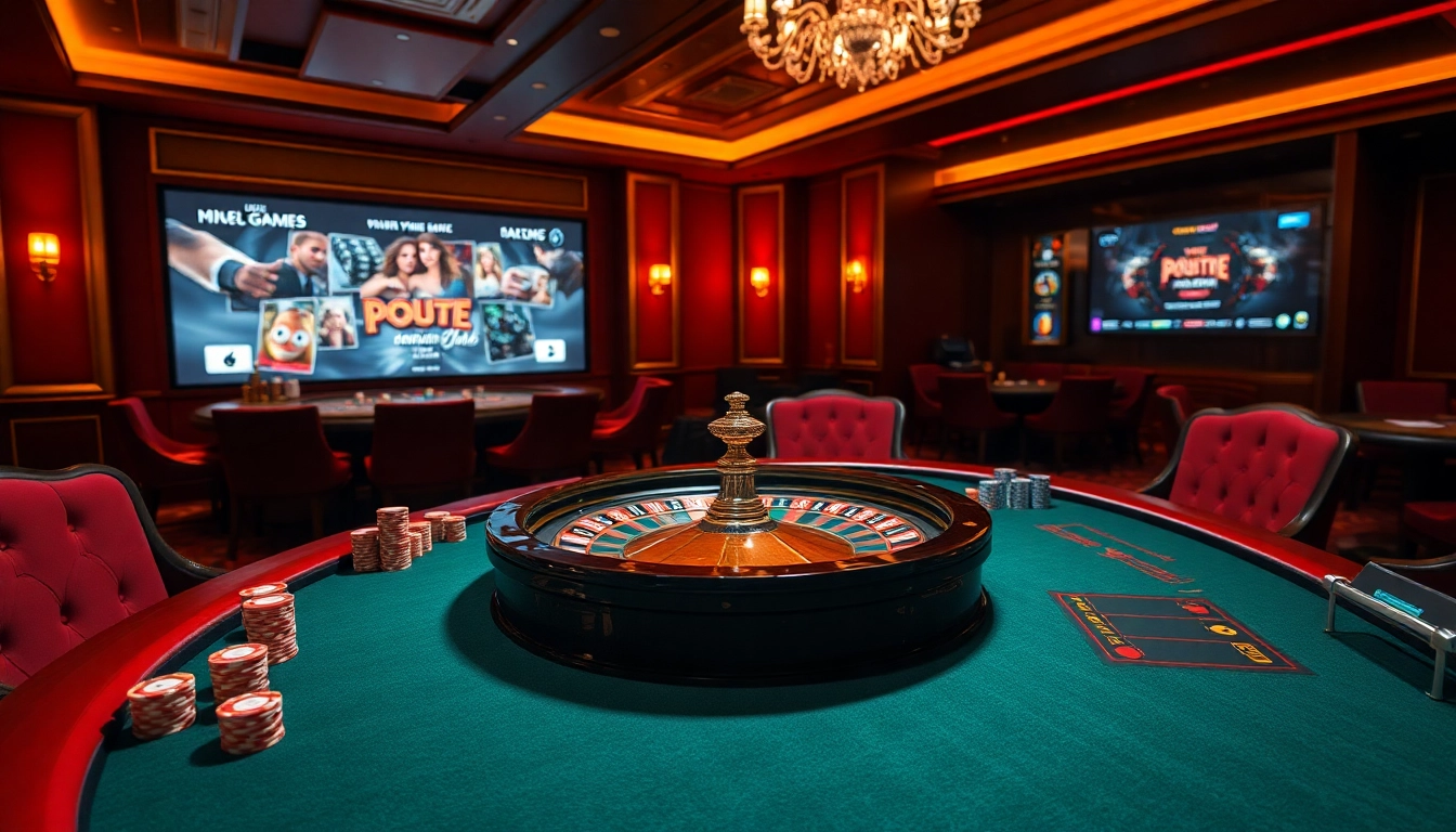 Enjoy thrilling gameplay with free porn games while playing in a luxurious casino environment.