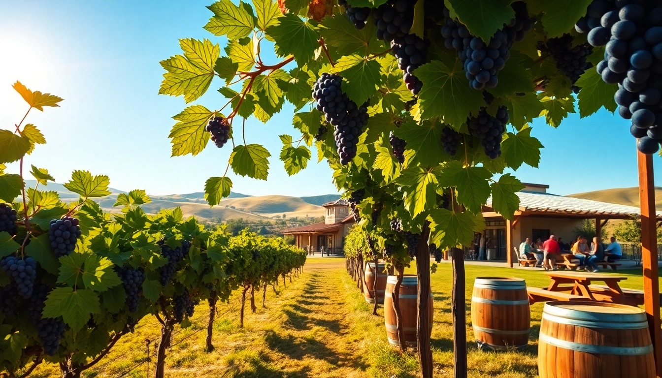 Savoring fine wines at Sacramento Wineries in a scenic vineyard setting