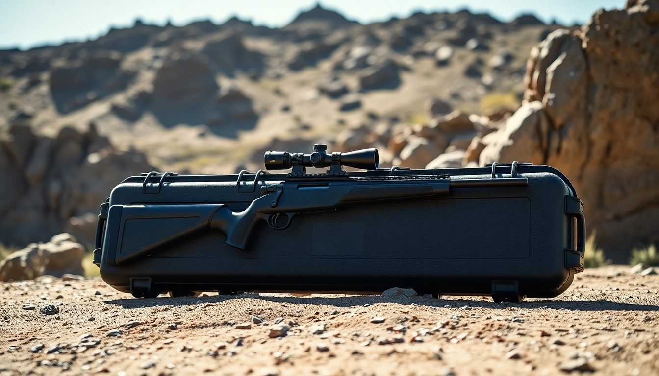 Secure your gear with a durable pelican rifle case designed for protection in rugged environments.