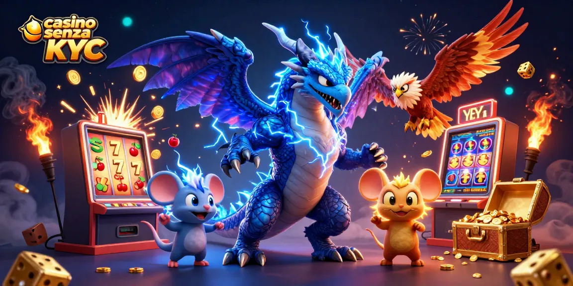 Vivi l'emozione in un casino senza KYC con personaggi 3D vivaci ed elementi di gioco dinamici