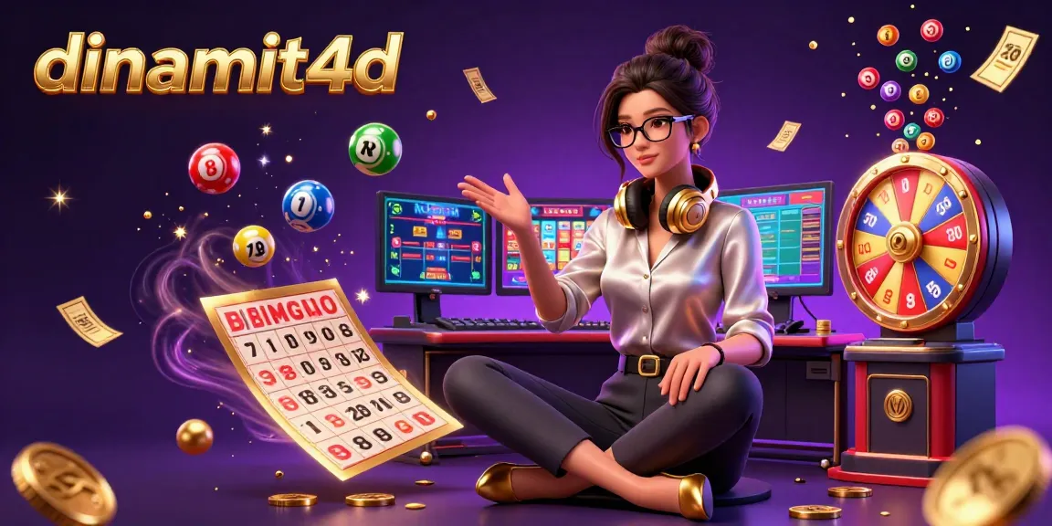 Experience exciting gameplay with dinamit4d, featuring dynamic lottery elements in a vibrant casino setting.