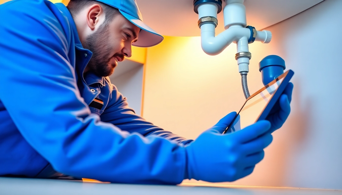 Plumber fixing a leak under the sink representing https://speedyservicestoday.com.au emergency services.