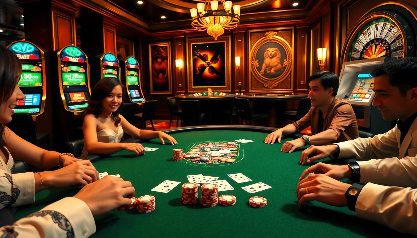 Vivez l'excitation au meilleur casino en ligne avec une action de poker palpitante et une atmosphère de jeu dynamique.