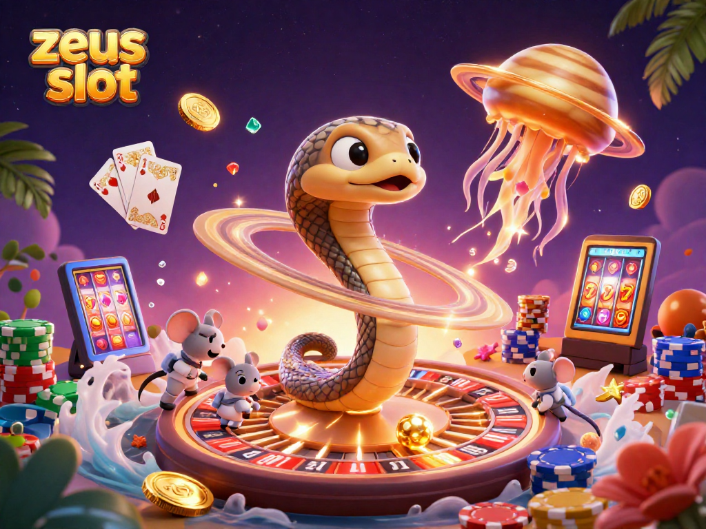 Bet big with zeus slot as cosmic dealers showcase thrilling game elements in a dynamic casino universe.