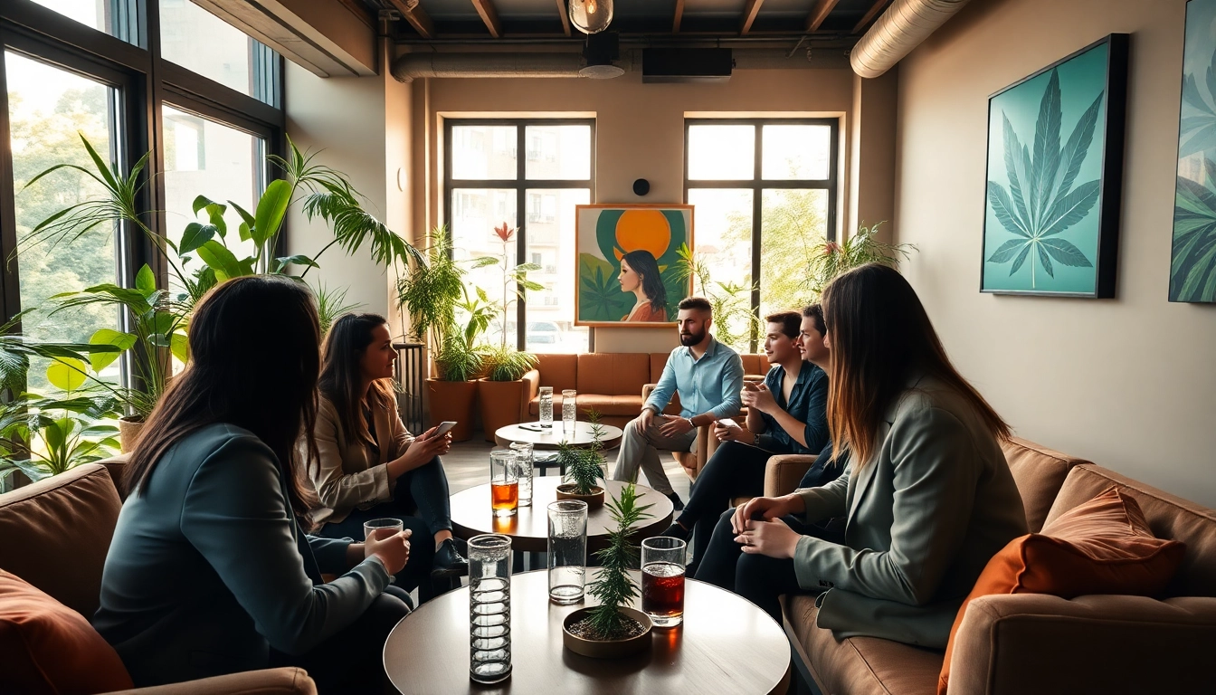 Les membres du social club Madrid profitent d'un environnement convivial et relaxant.