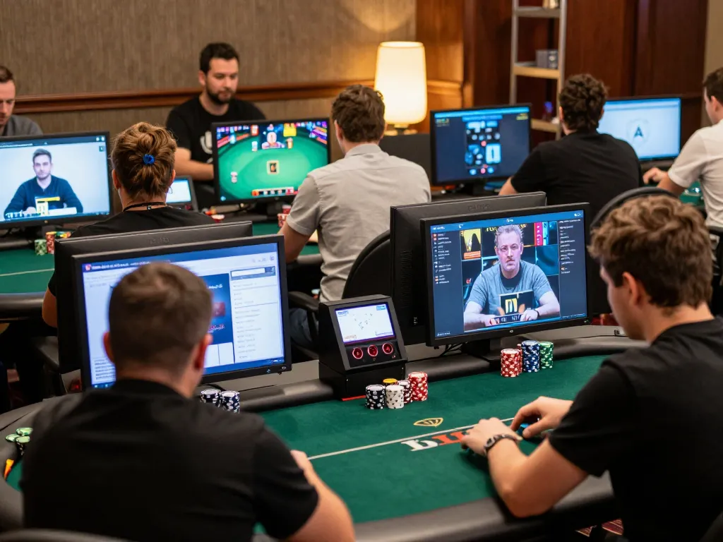 Players engage in an exciting poker tournament on lucks8, showcasing high-stakes gameplay and strategy.