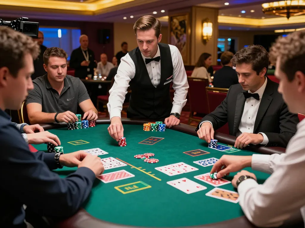 Engaging gameplay at a live blackjack table in a traditional Mexican bread shop atmosphere.
