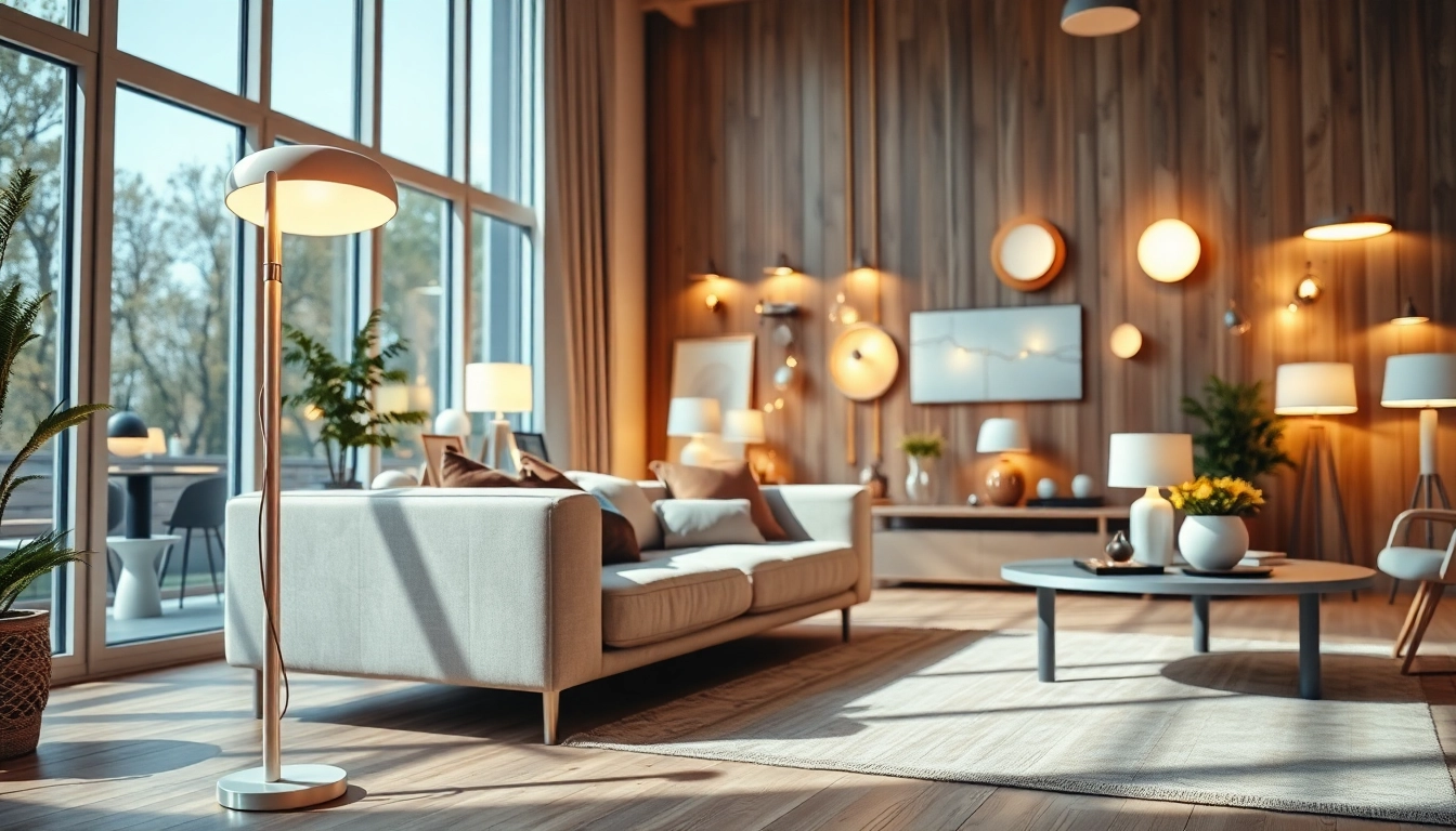 Verlicht uw ruimte met stijlvolle led lampen in moderne inrichting.