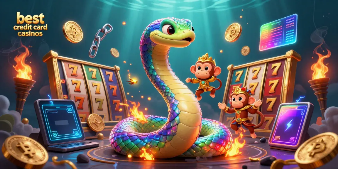 Experience the best credit card casinos with vibrant characters and engaging gaming elements.