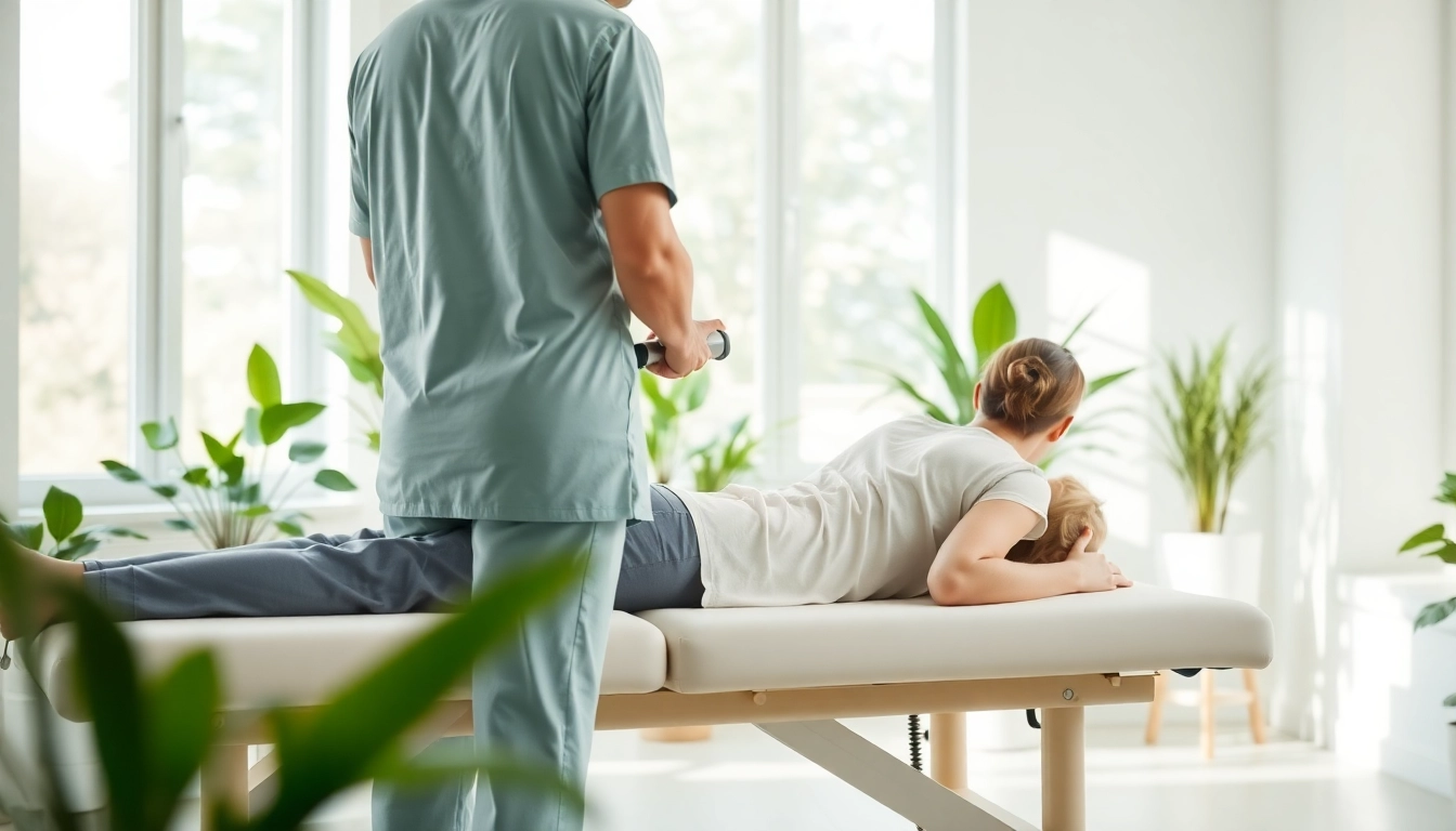 Explore effective back pain remedies with a physiotherapist in a calming clinic setting.