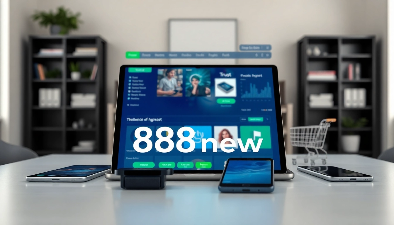 Showcasing a modern eCommerce website interface with the keyword 888new, highlighting user-friendly design.