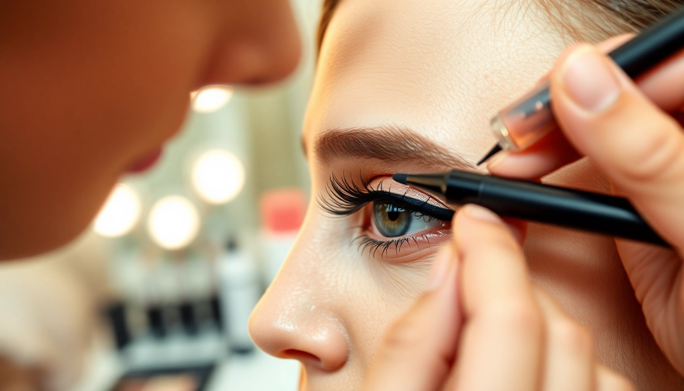 Enhance your look with the precise application of a tattoo eyeliner pen.
