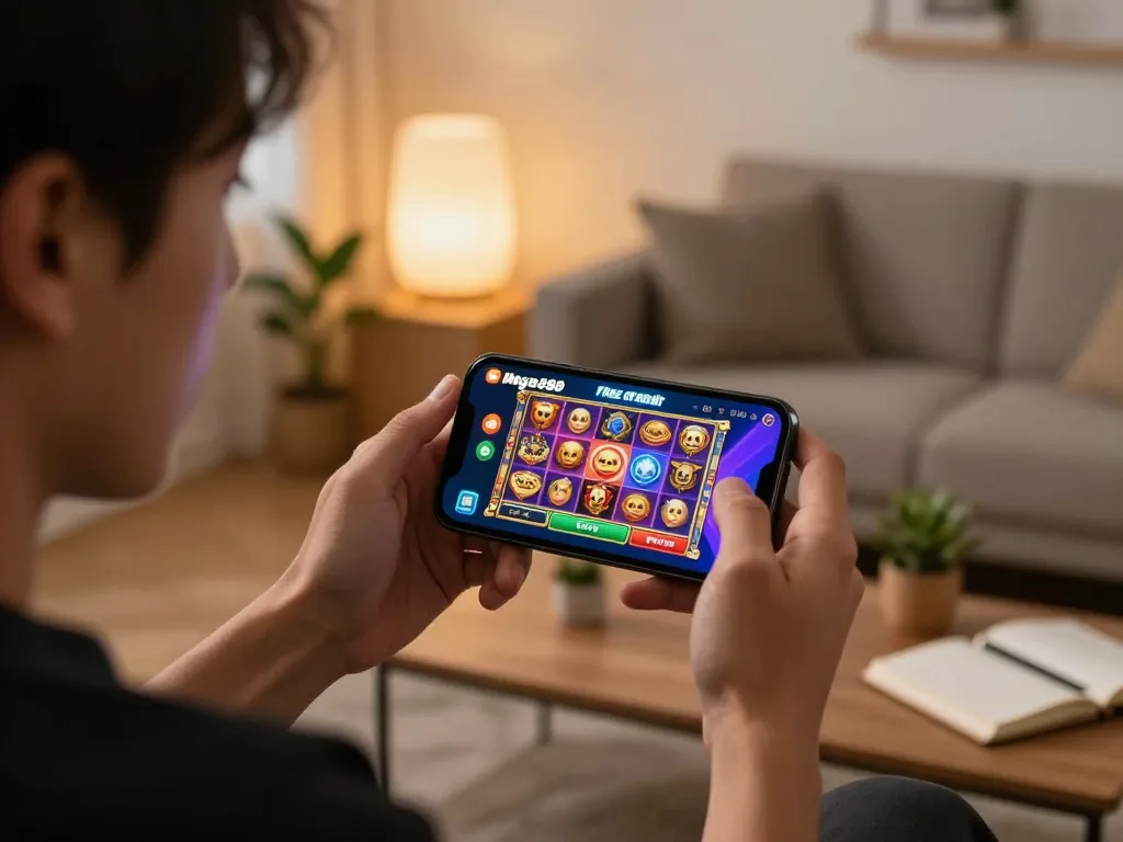 Experience free credit mega888 on a smartphone while enjoying an exciting mobile gaming session.