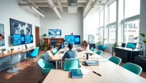 Enhance your online presence with https://rr88rd.com/, featuring a dynamic web design team collaborating creatively.