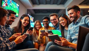 Exciting online betting experience on af88.com with diverse players engaging in gaming.