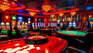 Experience the thrill of gambling at TV88 with vibrant casino games and a lively atmosphere.