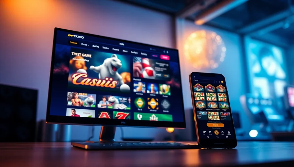Experience the dynamic gaming interface of https://whycazino.com, showcasing exciting online casino games.