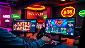 Experience the excitement of MM88 with vibrant visuals of online gaming.