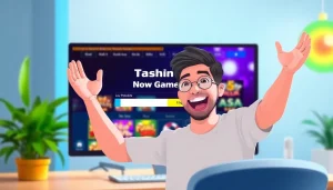Tashan login screen displayed by a user, showcasing game excitement and user-friendly interface.