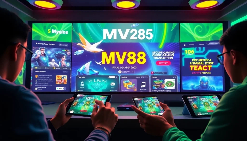 MV 88 gaming app interface showcasing user-friendly navigation and secure USDT transactions.