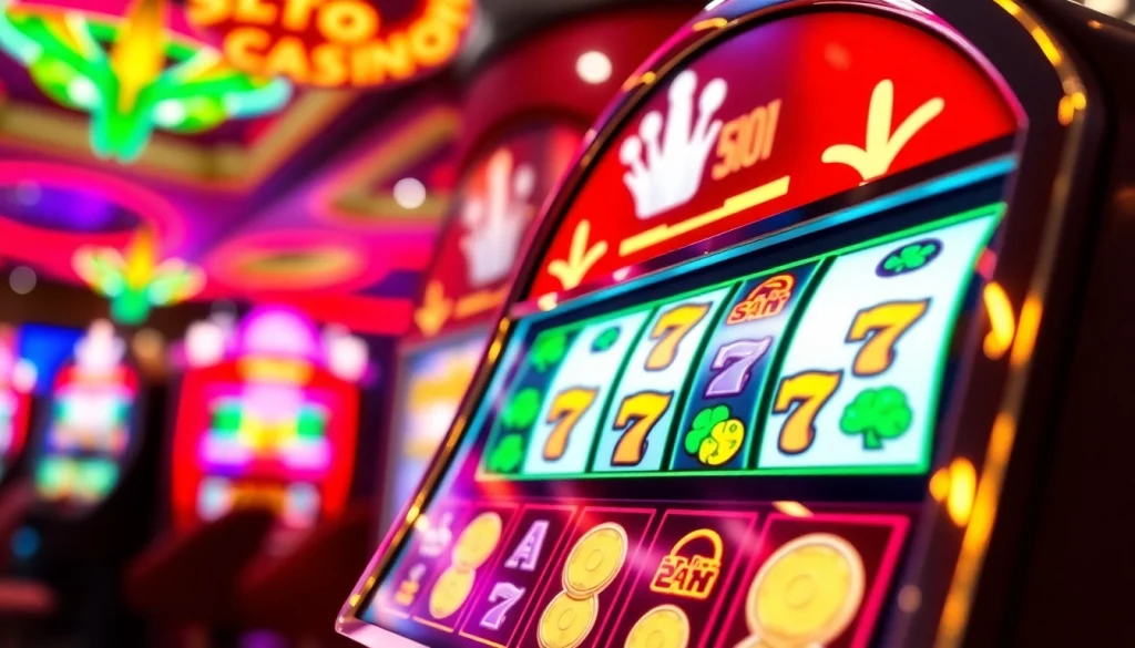 Mainkan slot togel di mesin slot digital berwarna-warni yang menarik perhatian.